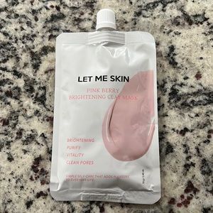 Brand New Let Me Skin Pink Berry Brightening Clay Mask